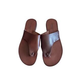 L'Artigiano del Cuoio Brown Leather Sandals Made Italy EU 39 $185